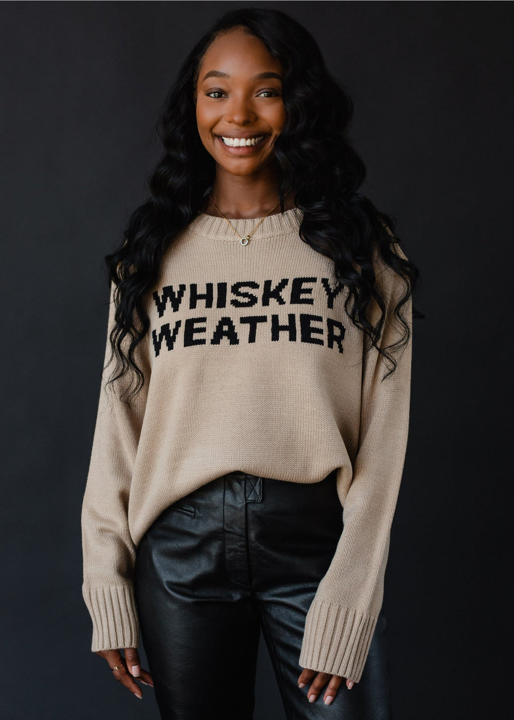 Whiskey Weather Sweater - Lt.Tan