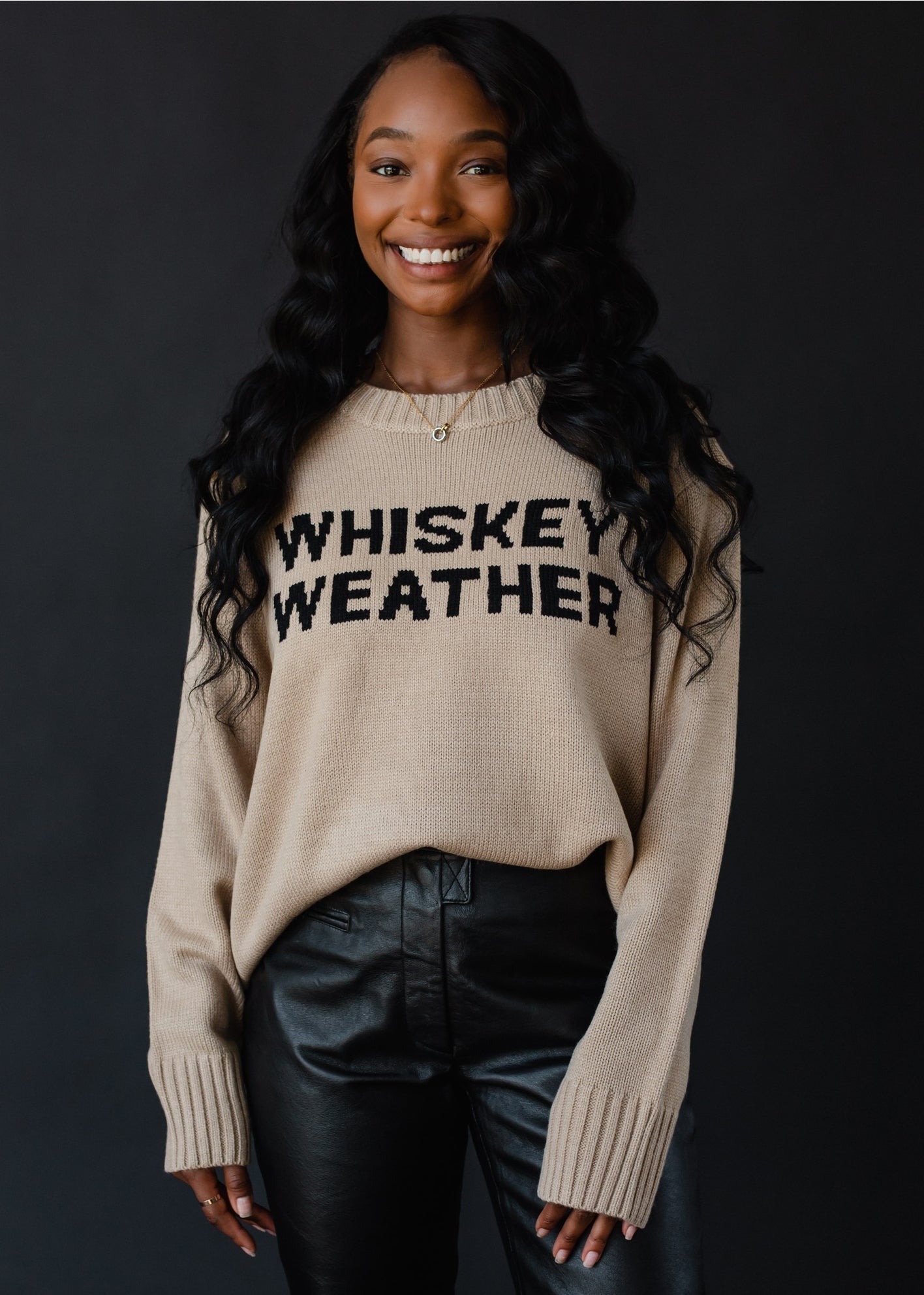 Whiskey Weather Sweater - Lt.Tan