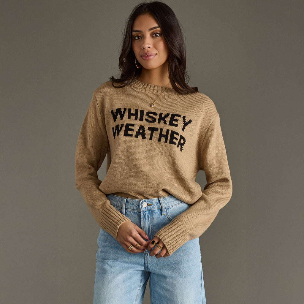 Whiskey Weather Sweater - Tan