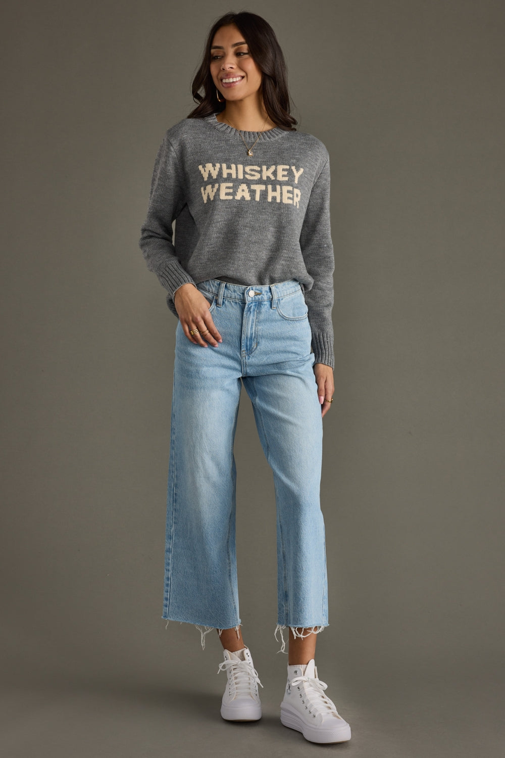 Whiskey Weather Sweater - Gray