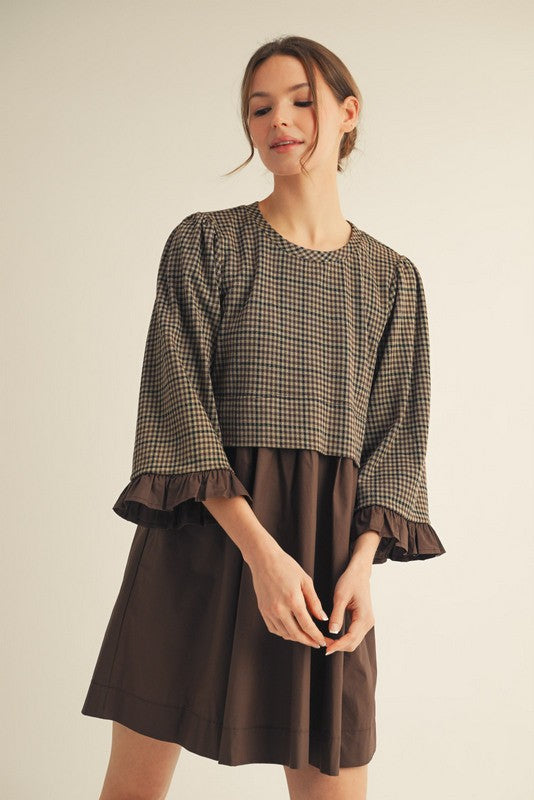 Oxford Dress - Brown