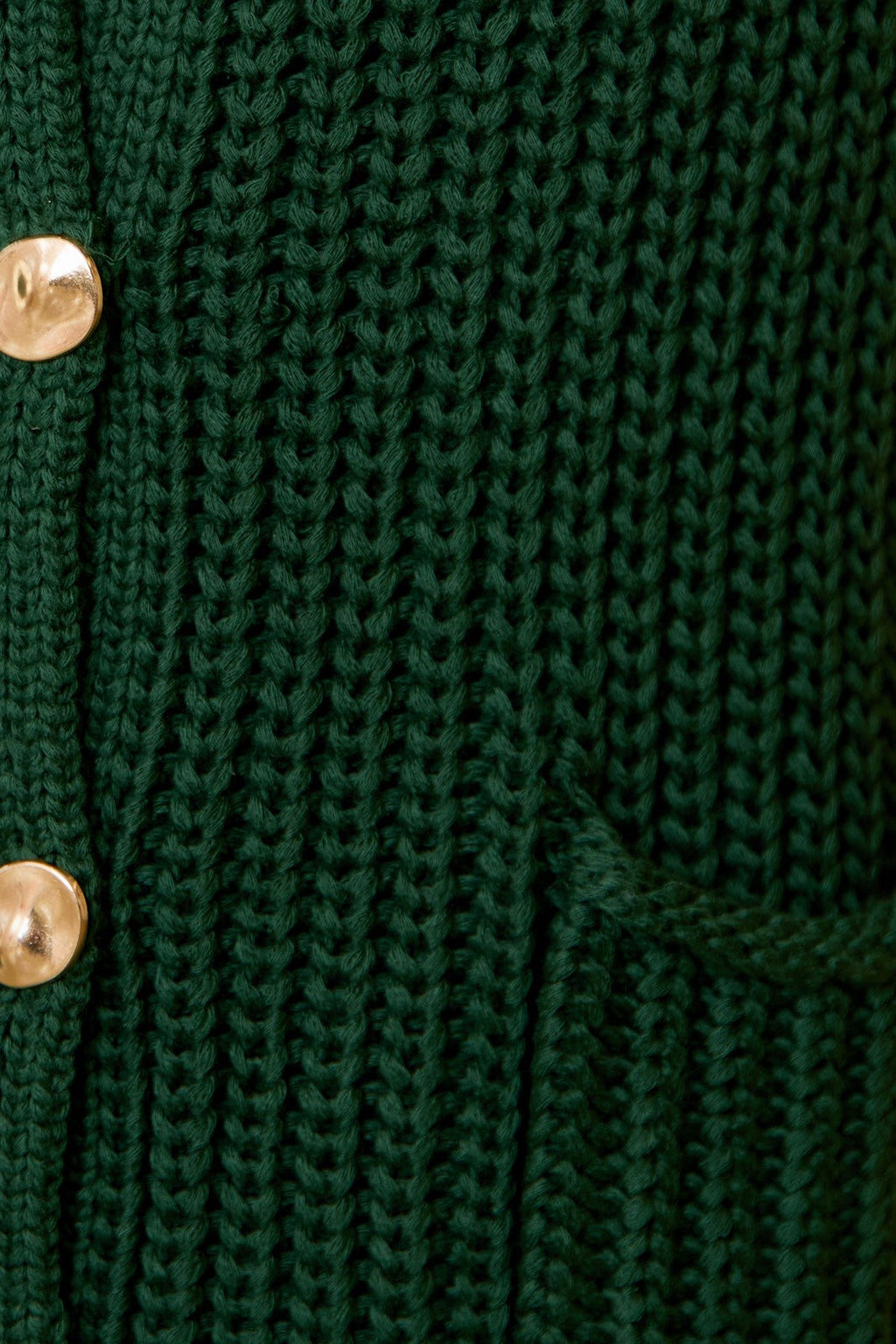 Buttoned Up Sweater Vest - Dark Green