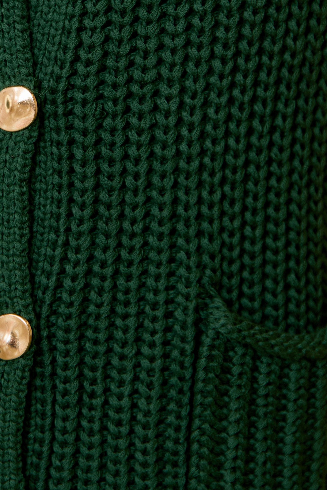 Buttoned Up Sweater Vest - Dark Green