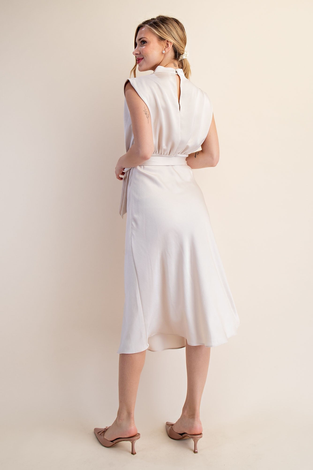 City Nights Maxi Dress - Cream