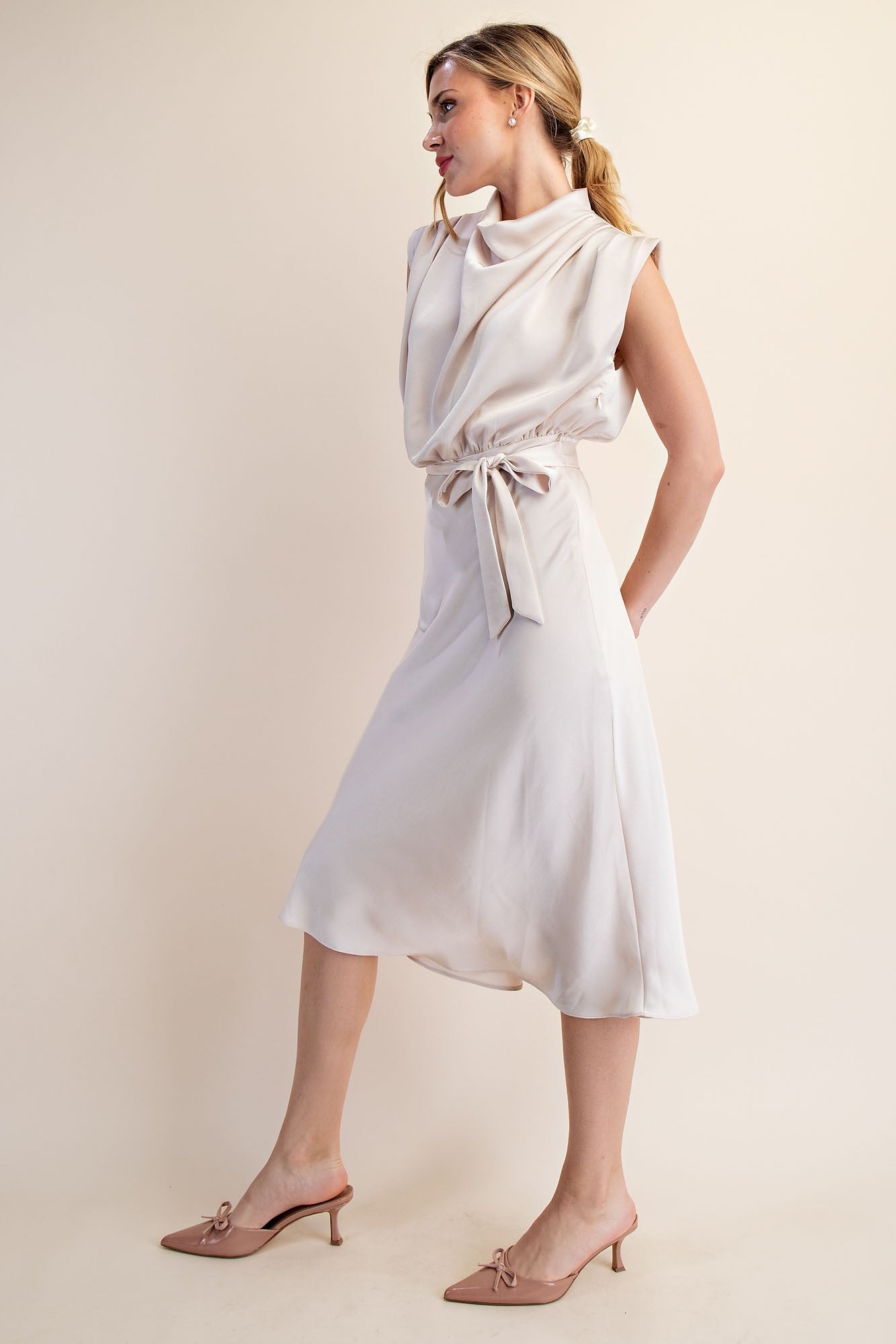 City Nights Maxi Dress - Cream