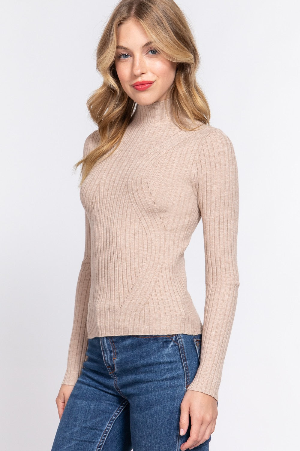 Autumn Embrace Sweater - Heather Taupe