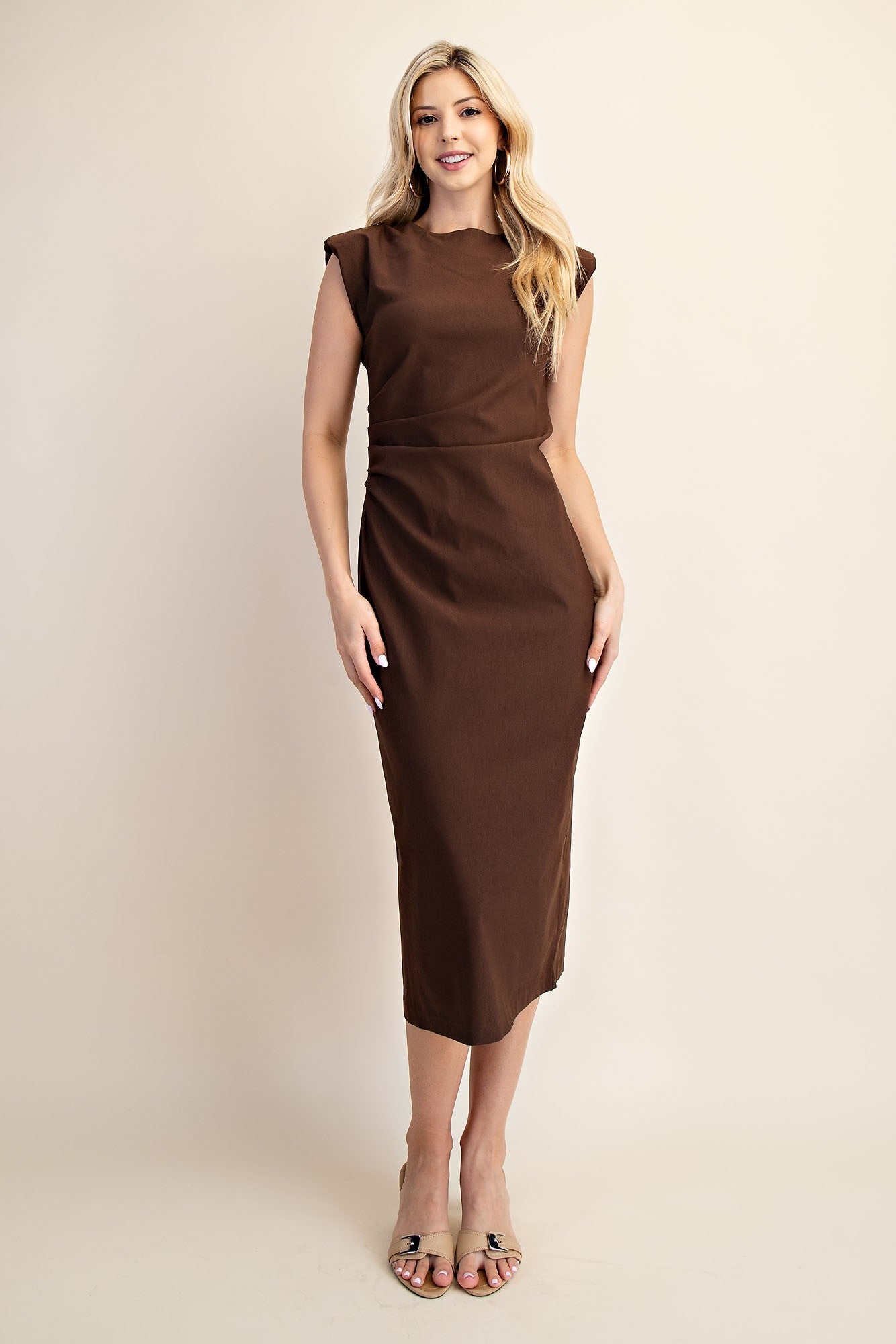 Afterglow Maxi Dress - Brown