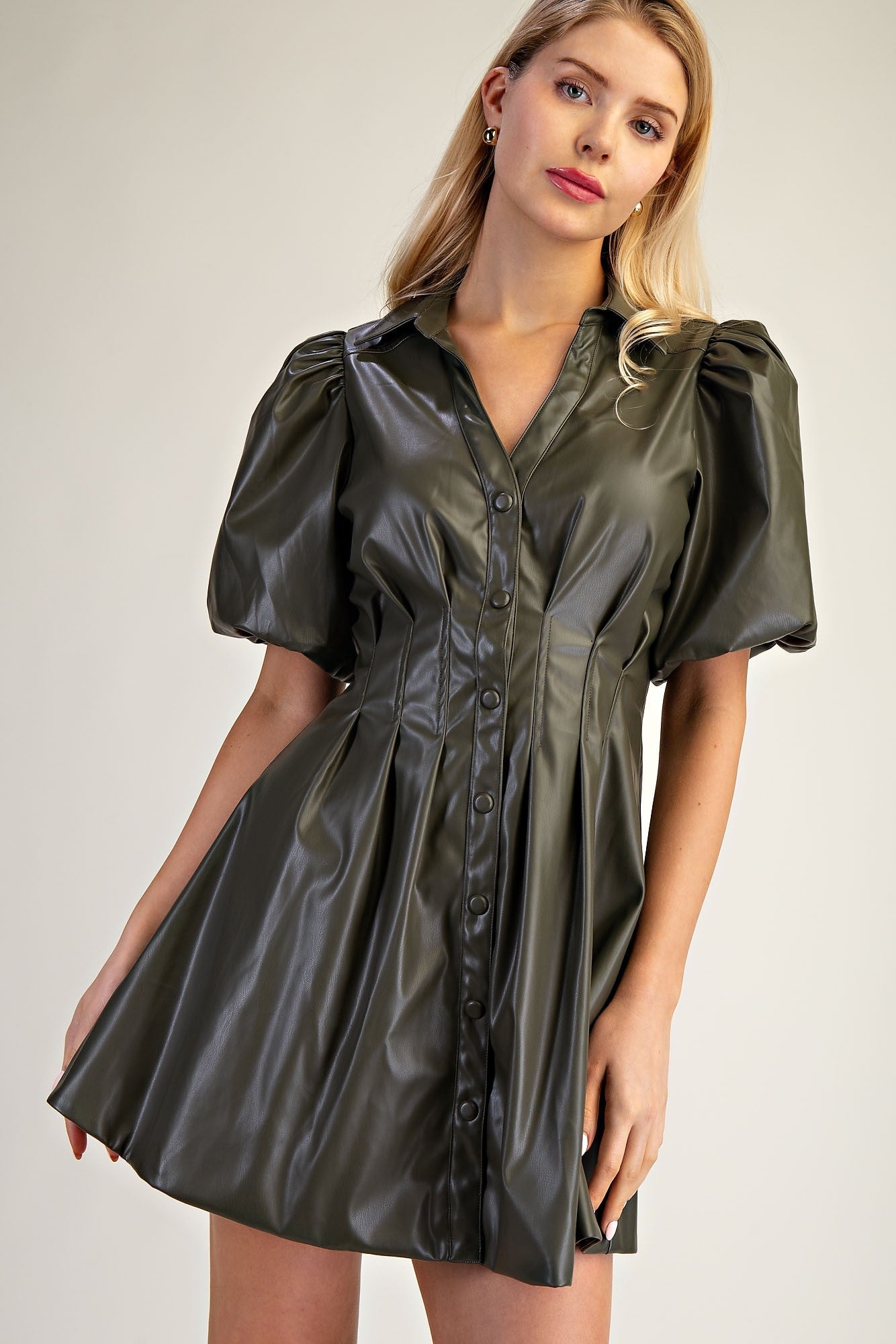 Edge Dress - Olive