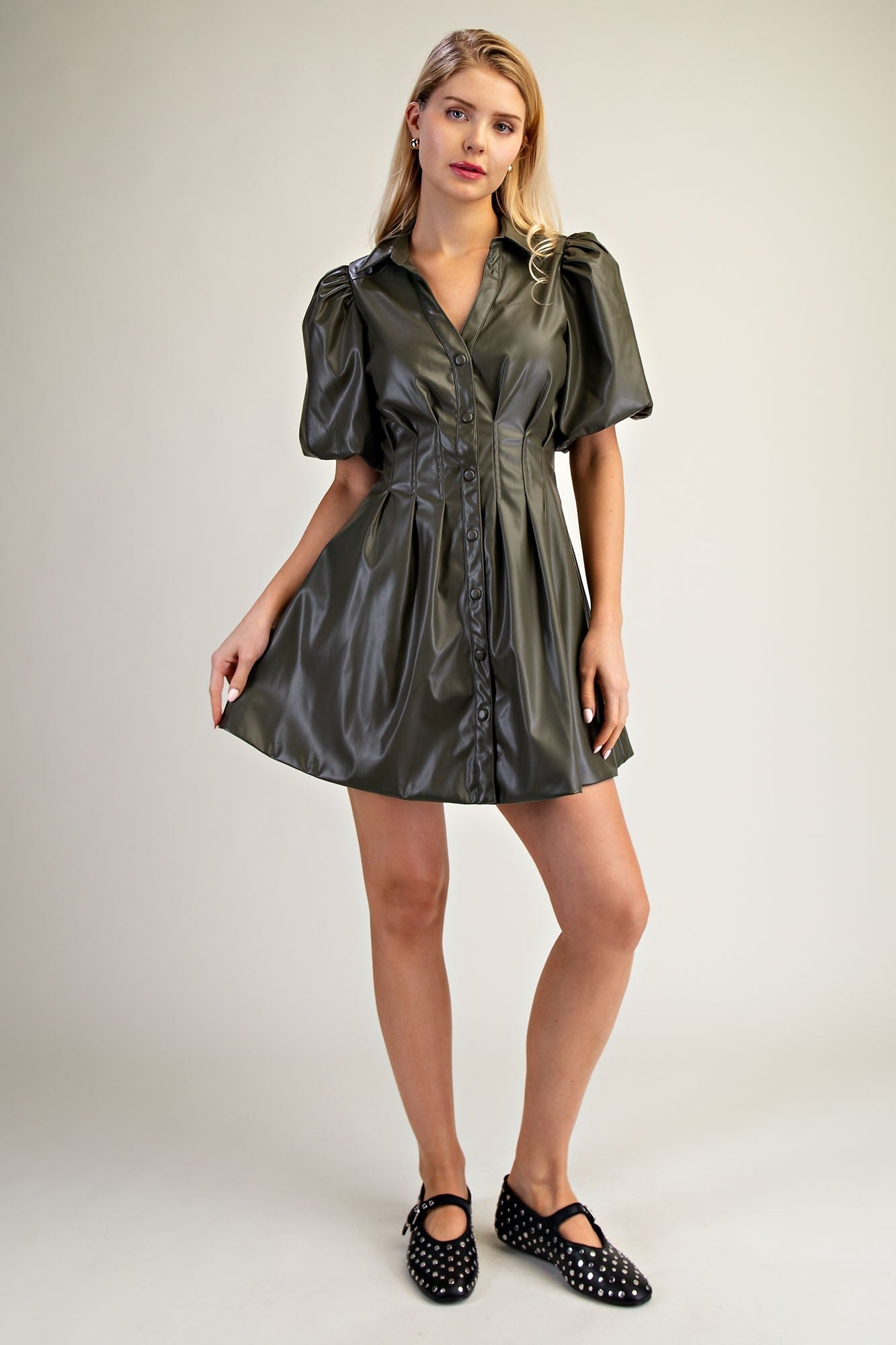 Edge Dress - Olive