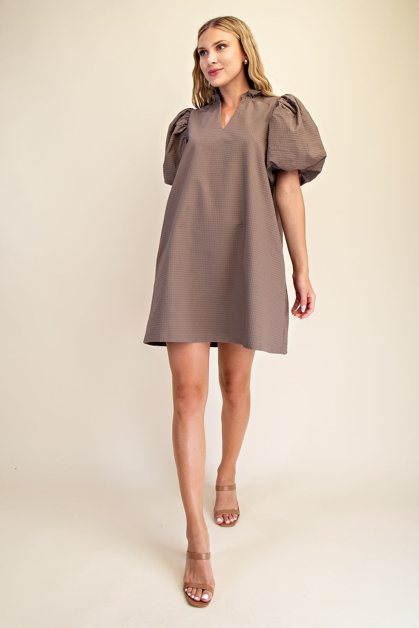 The Rouge Dress - Mocha