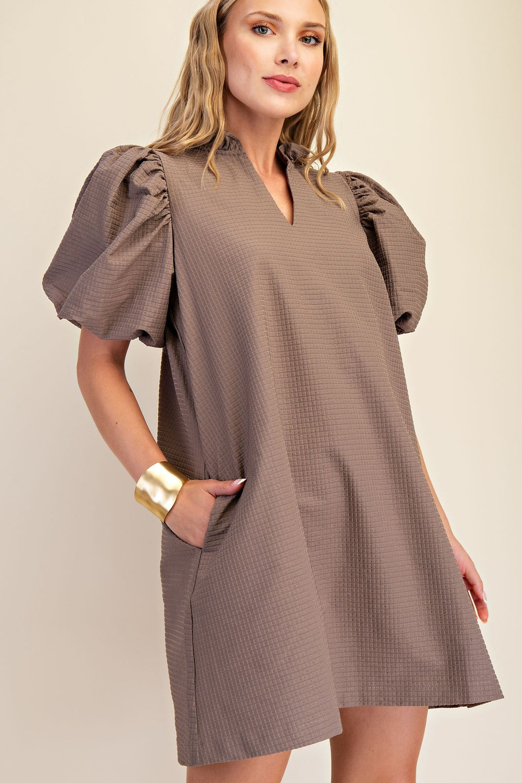 The Rouge Dress - Mocha