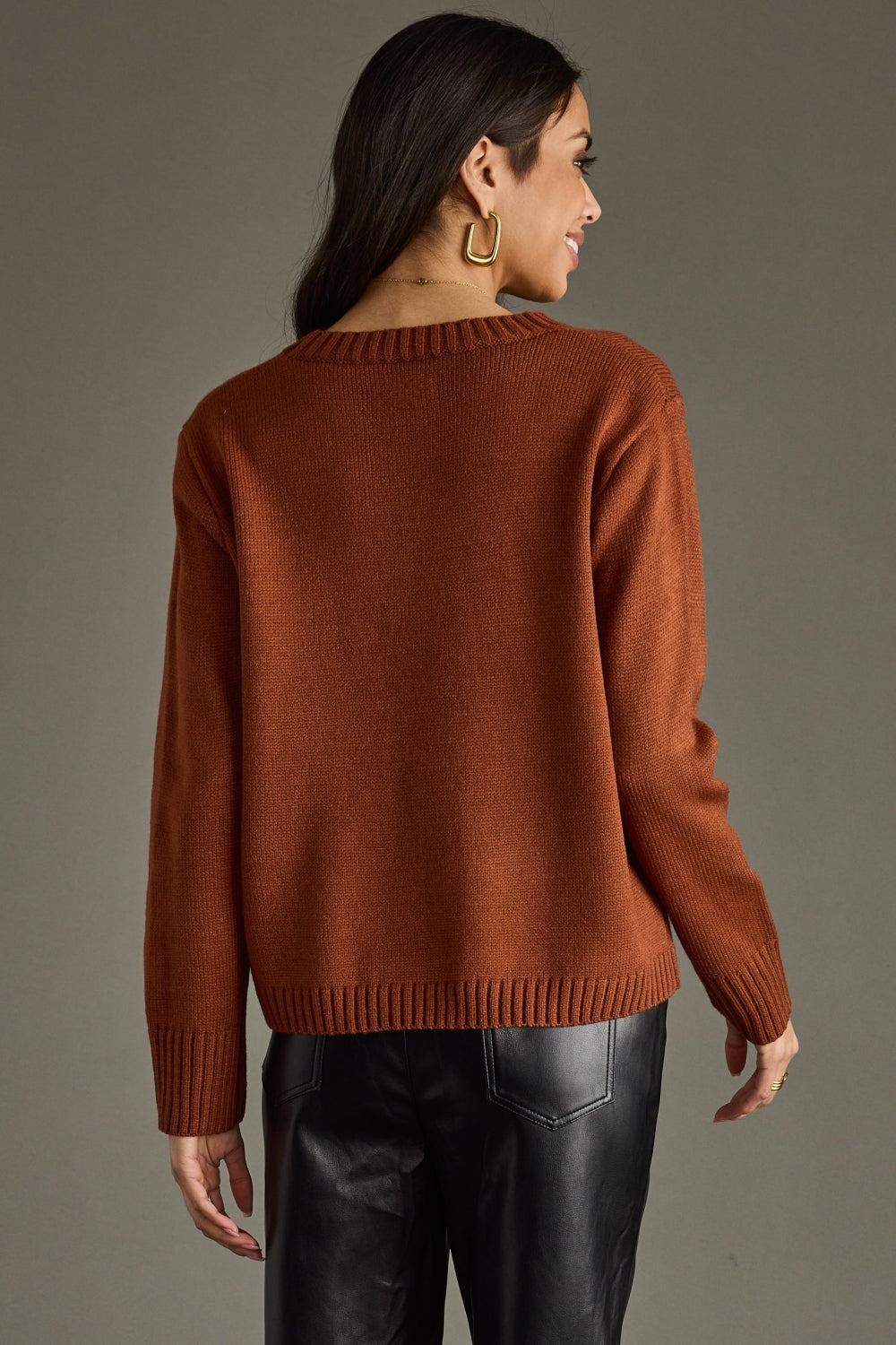 Bourbon Weather Sweater - Chocolate