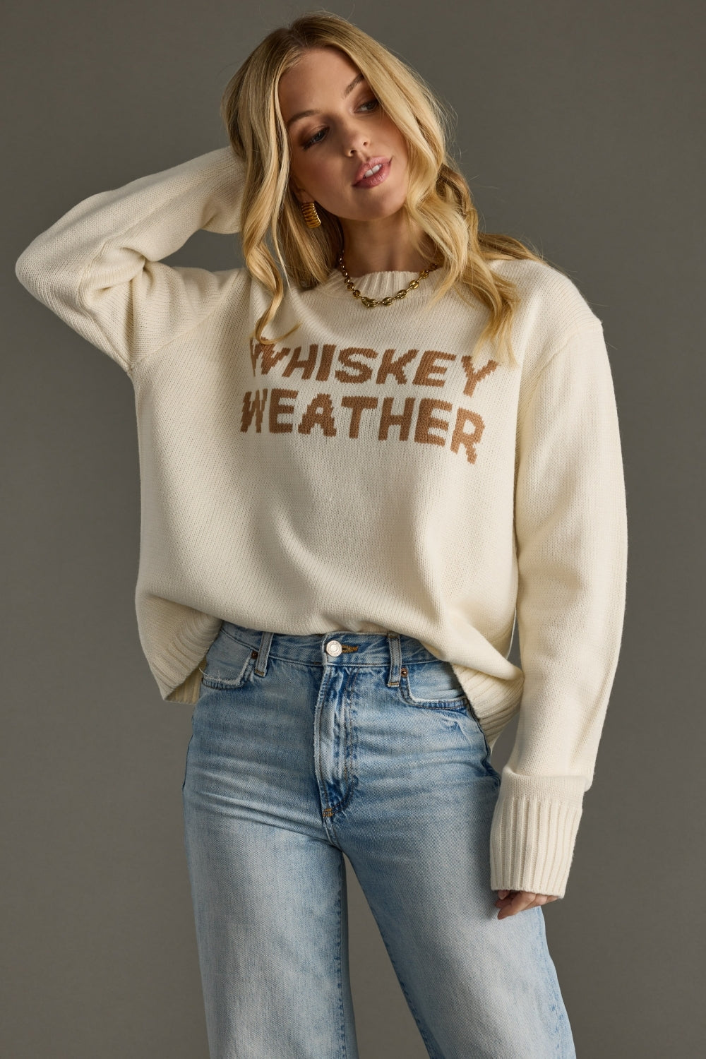 Whiskey Weather Sweater - Ivory
