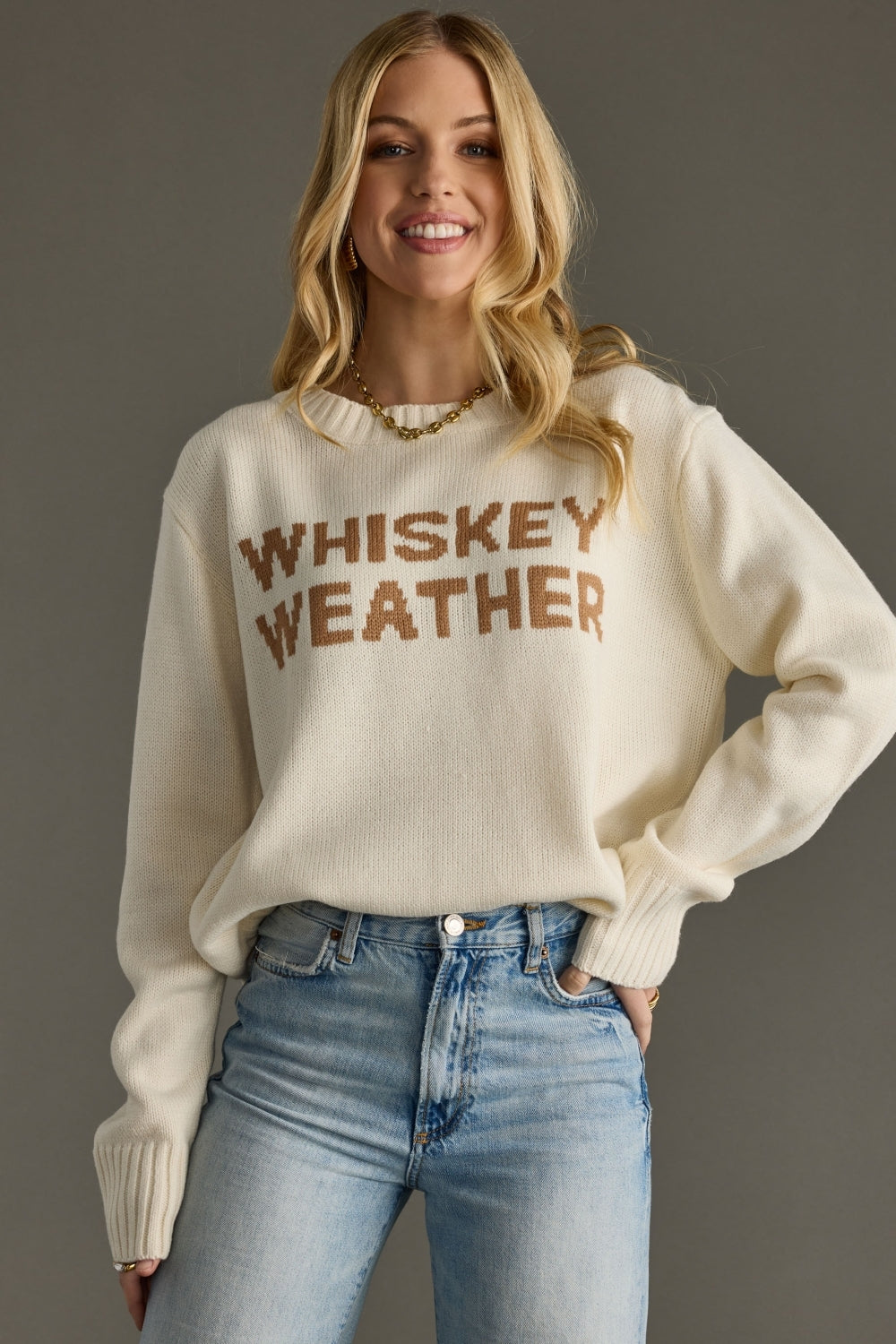 Whiskey Weather Sweater - Ivory
