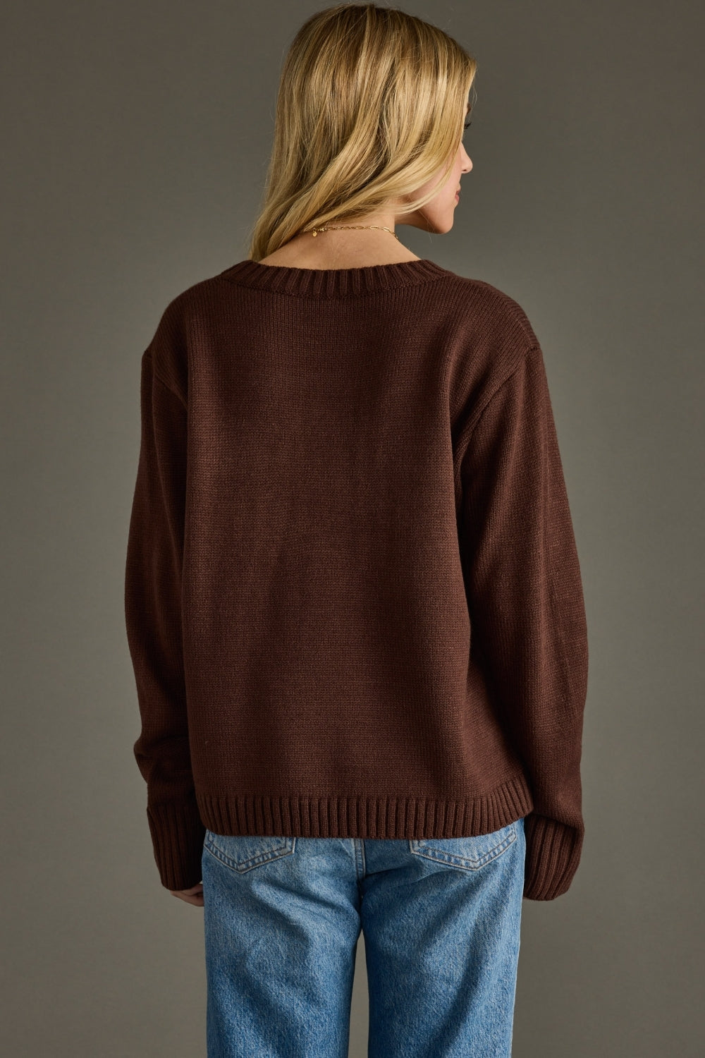 Coffee Weather Sweater - Dark Chocolate
