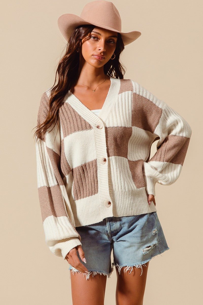 Autumn Grid Sweater