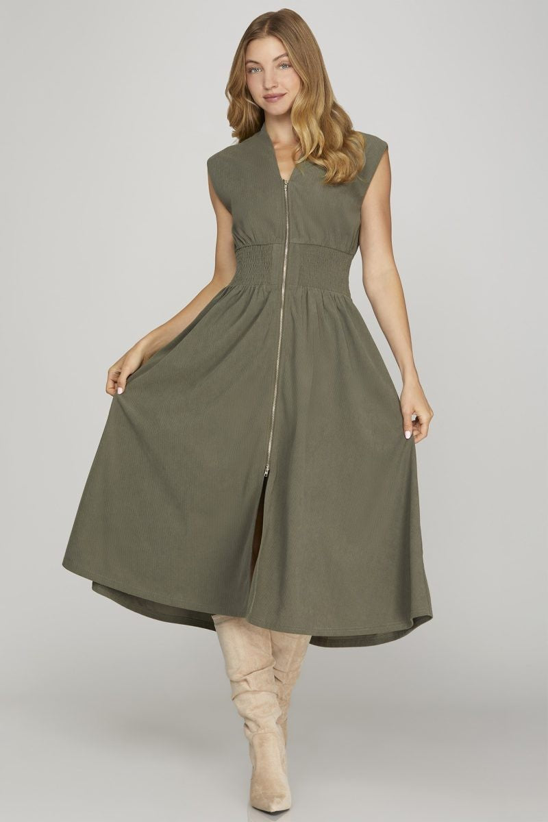 The Icon Maxi Dress - Olive