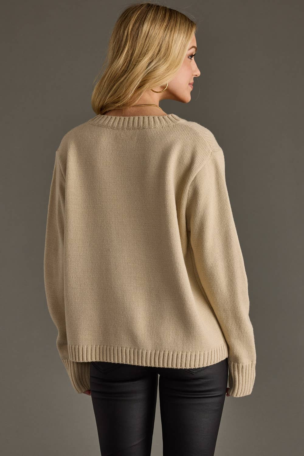 Whiskey Weather Sweater - Lt.Tan