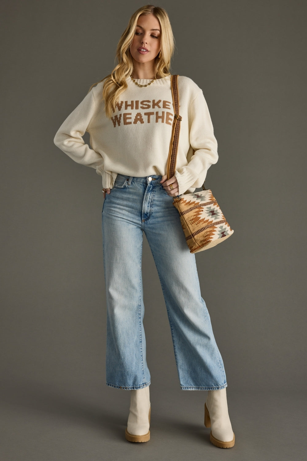 Whiskey Weather Sweater - Ivory
