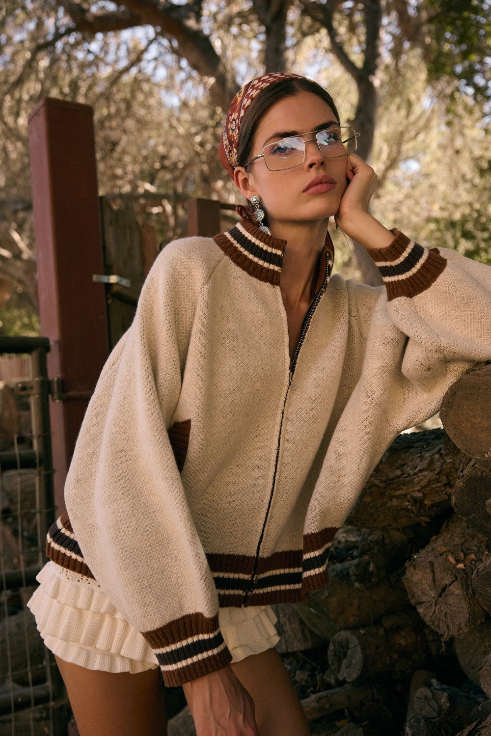 Harvest Ride Sweater - Natural