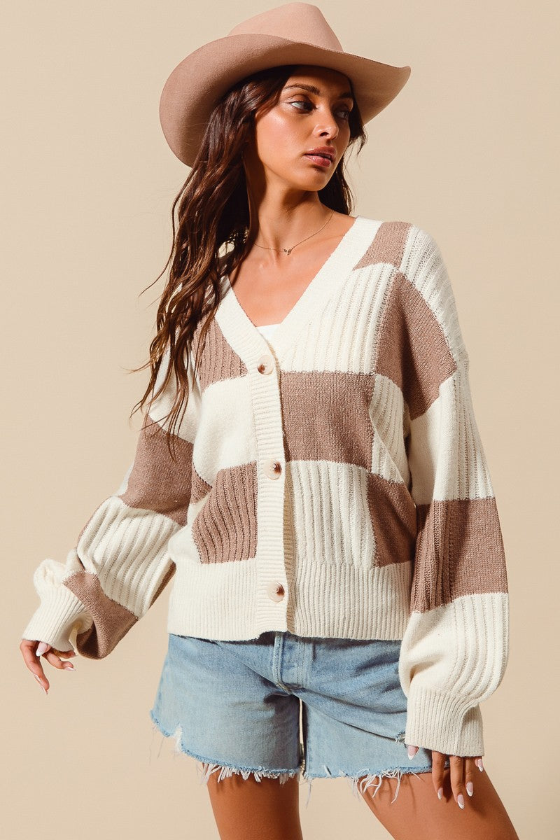 Autumn Grid Sweater