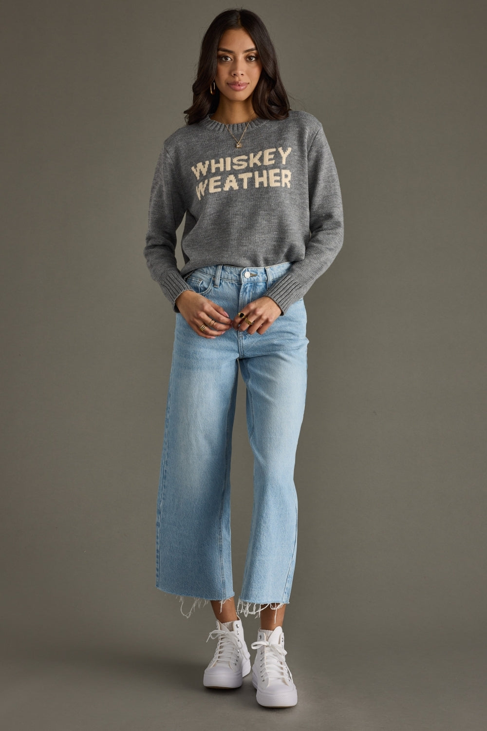 Whiskey Weather Sweater - Gray