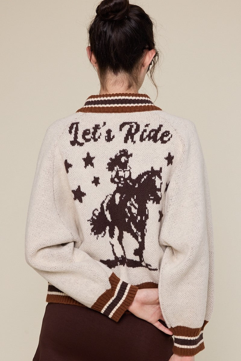 Harvest Ride Sweater - Natural