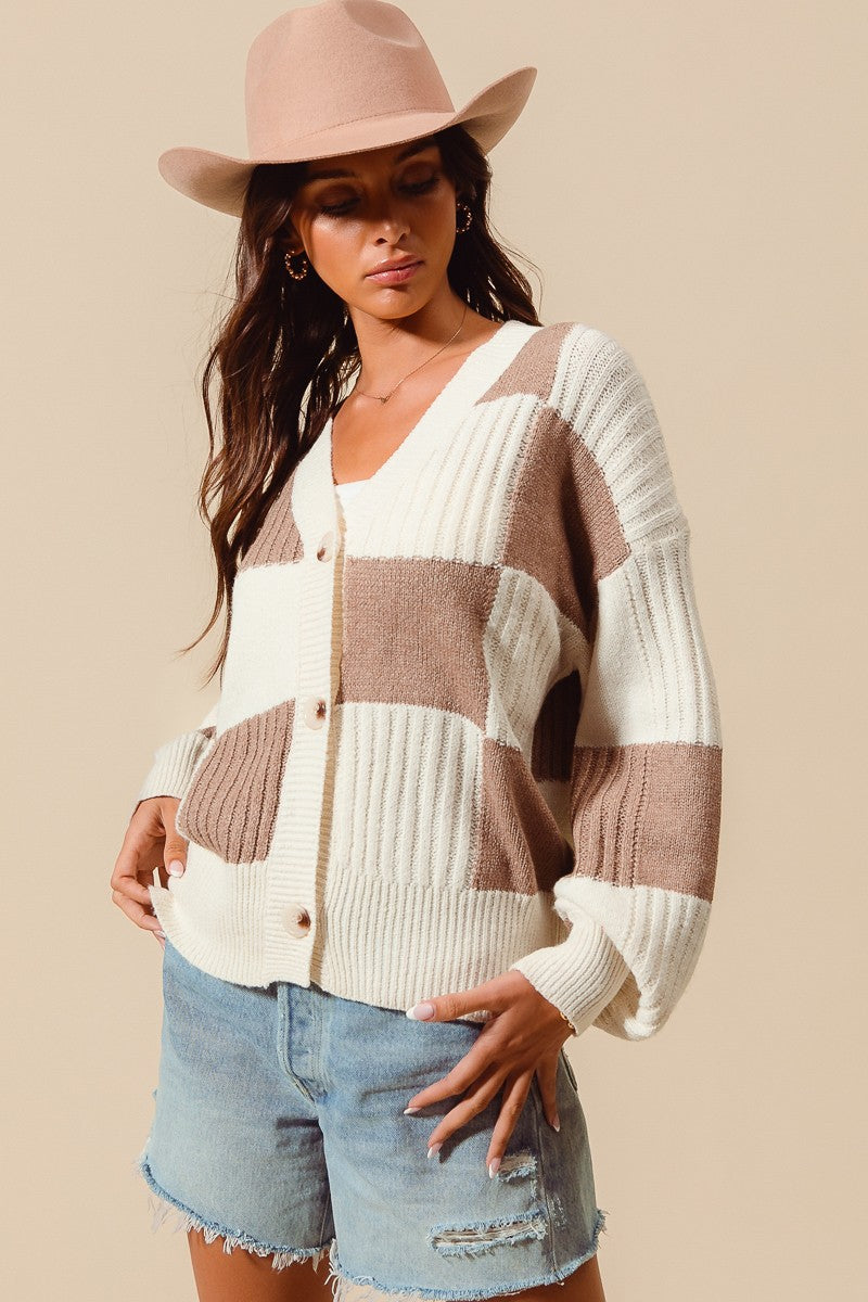 Autumn Grid Sweater