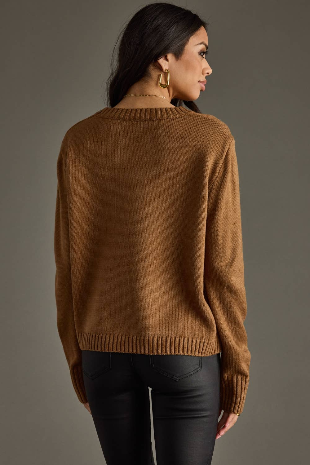 Whiskey Weather Sweater - Brown