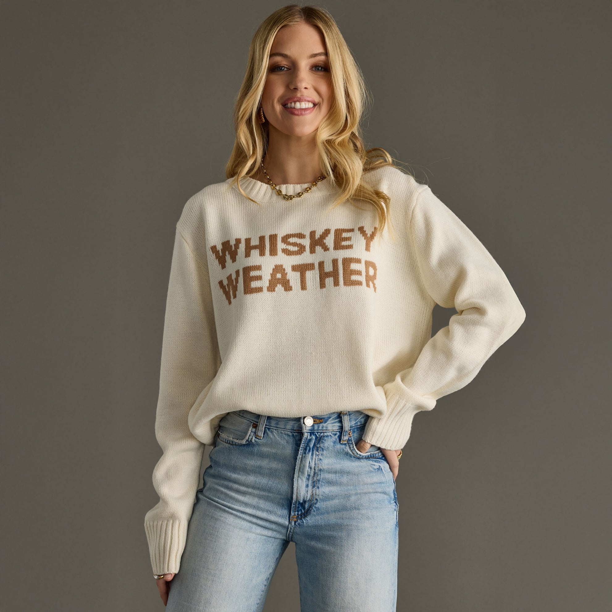 Whiskey Weather Sweater - Ivory