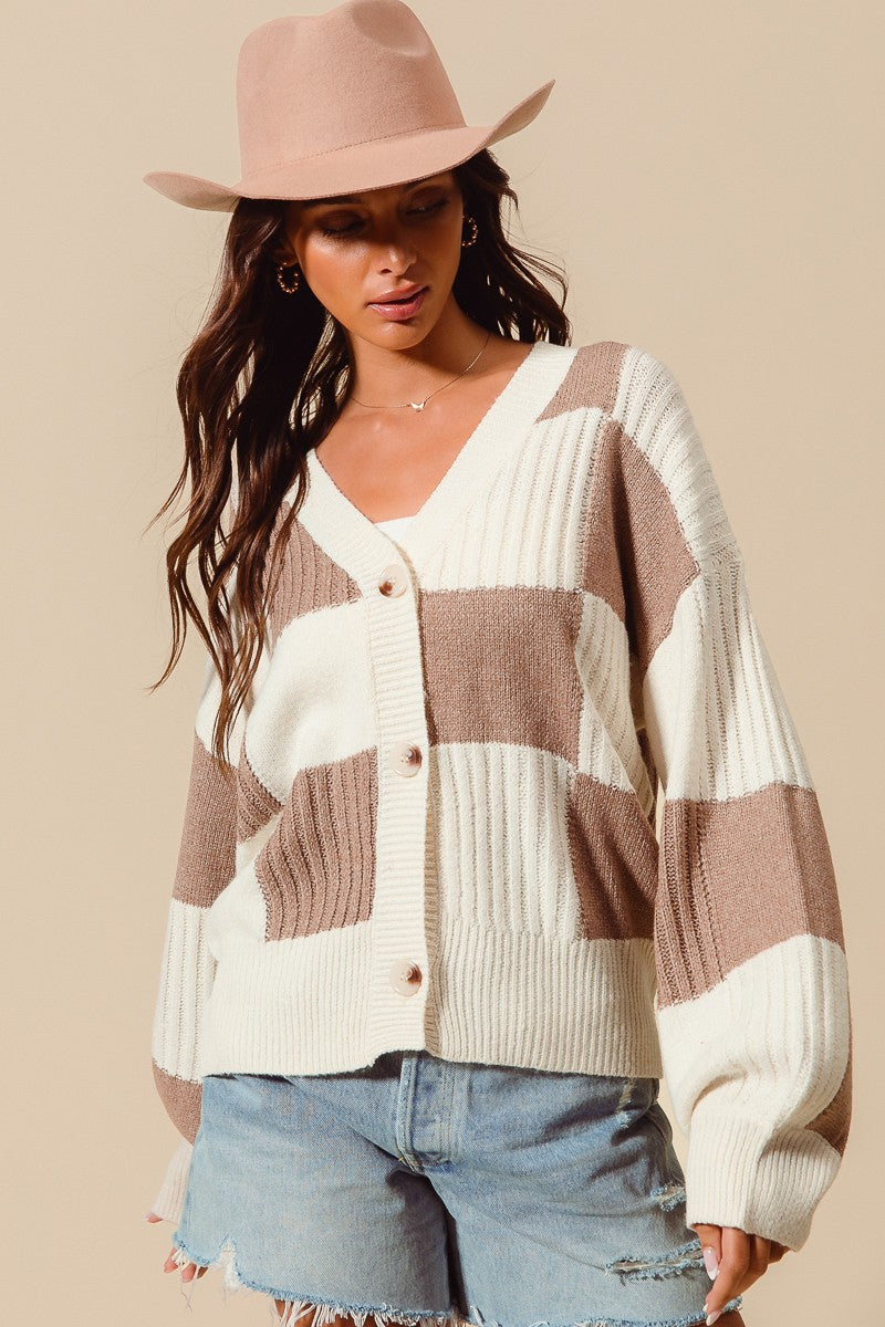 Autumn Grid Sweater