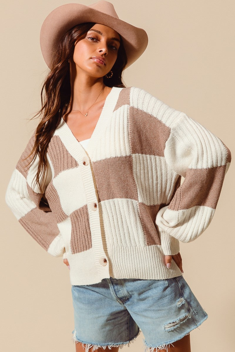 Autumn Grid Sweater