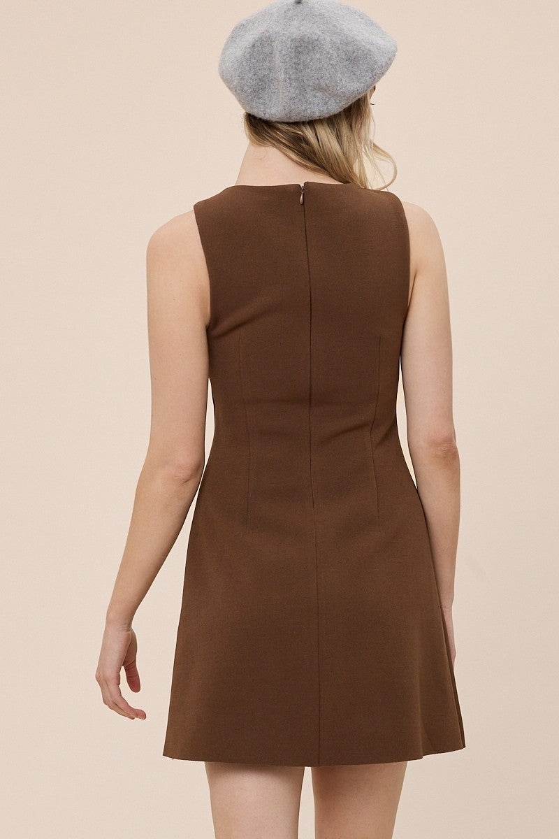 Grove Dress - Brown