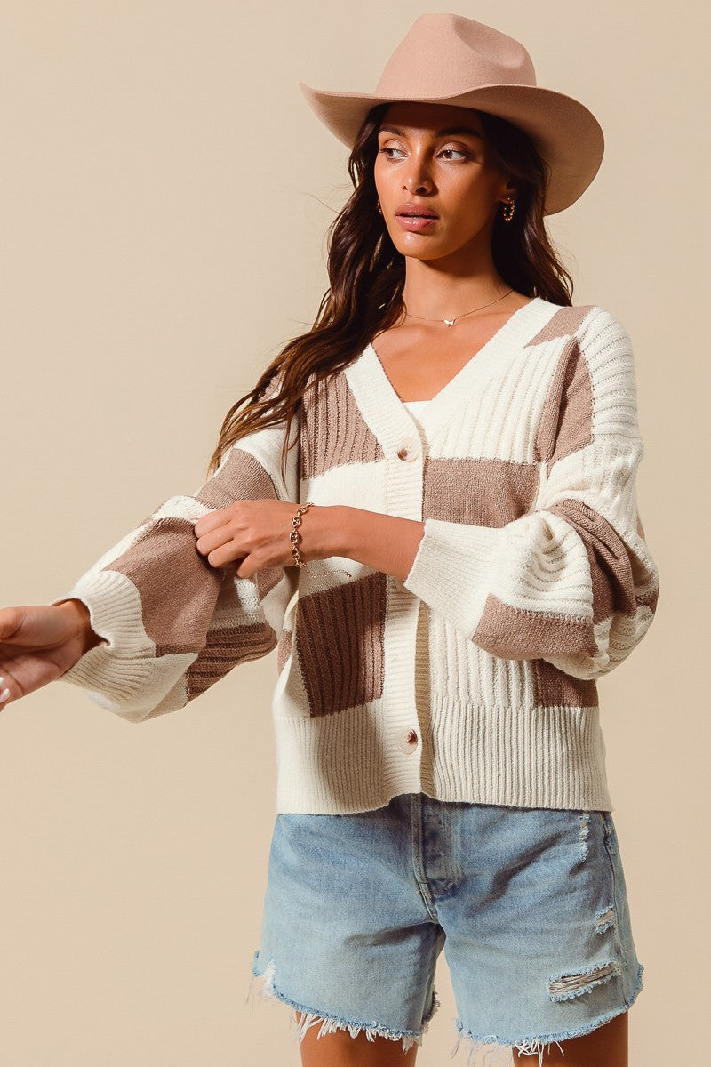 Autumn Grid Sweater