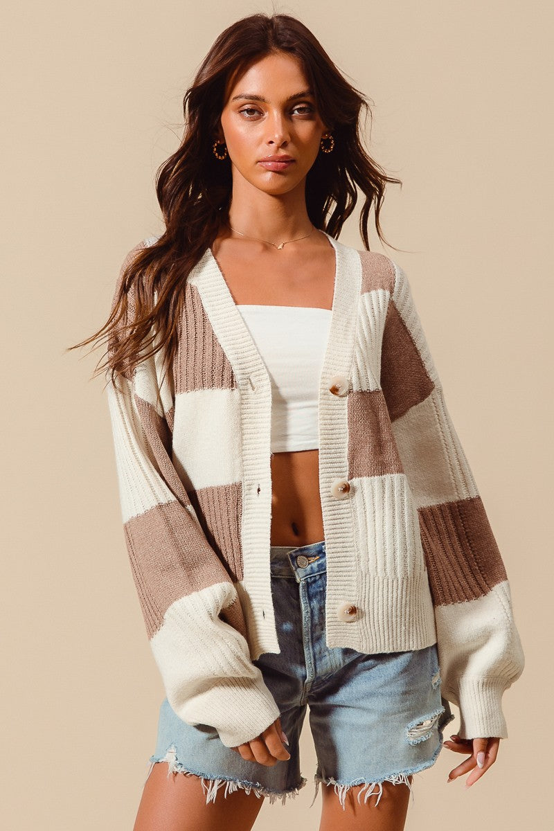 Autumn Grid Sweater