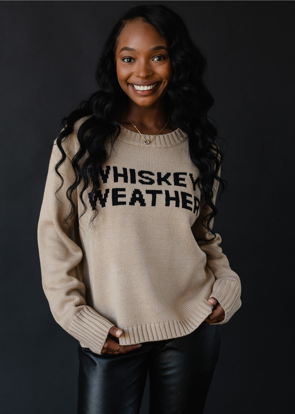 Whiskey Weather Sweater - Lt.Tan